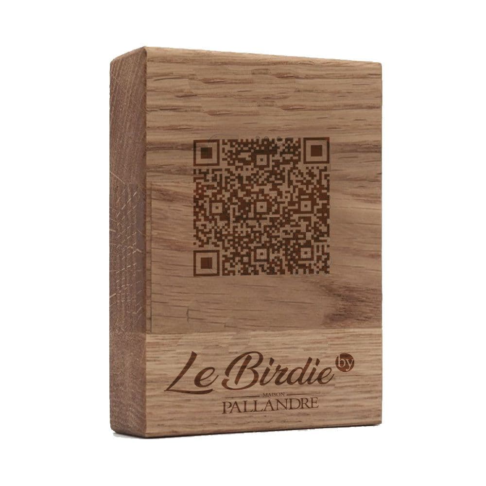 Support QR Code Totem bois - Gravure